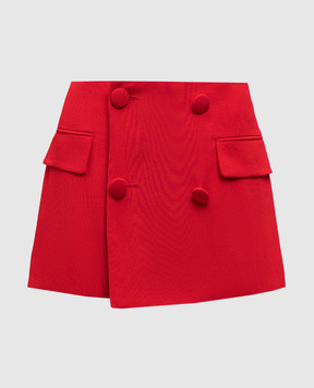 Balmain Червона спідниця-шорти EF0PA430VB00