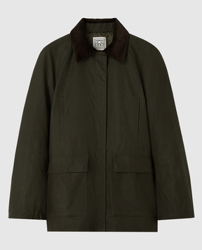 Toteme Зеленая куртка 244WRO4722FB0320