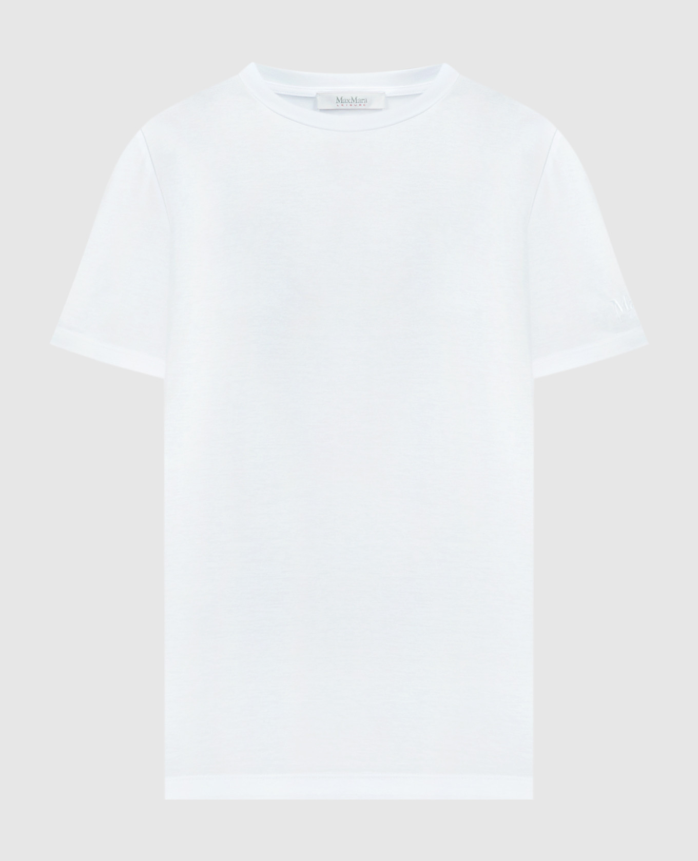 COSMO white t-shirt with logo embroidery