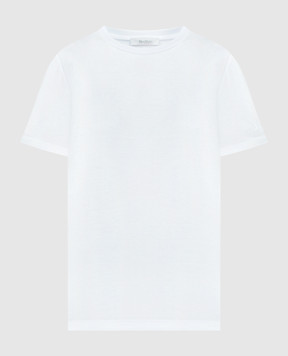 Max Mara Белая футболка COSMO с вышивкой логотипа COSMO