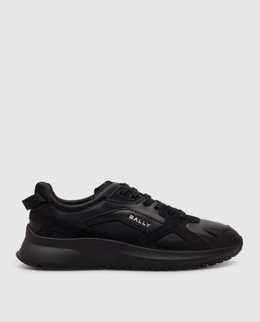 Bally Черные кроссовки Damyen-T с логотипом. MSK0CHTE080