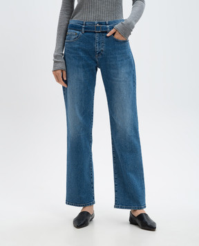 PROENZA SCHOULER Голубые джинсы Ellsworth Jean с эффектом потертости R2428000DC059