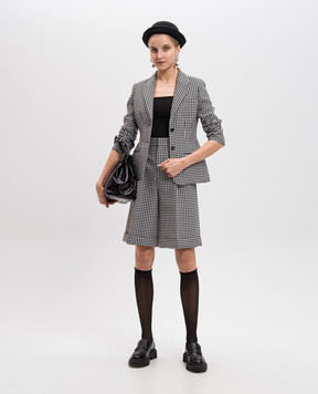 Christian Dior Шорти з вовни та шовку у візерунок 211P33A1110