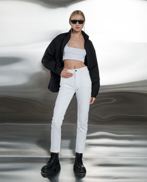 WARDROBE.NYC Білі завужені джинси W2076PC