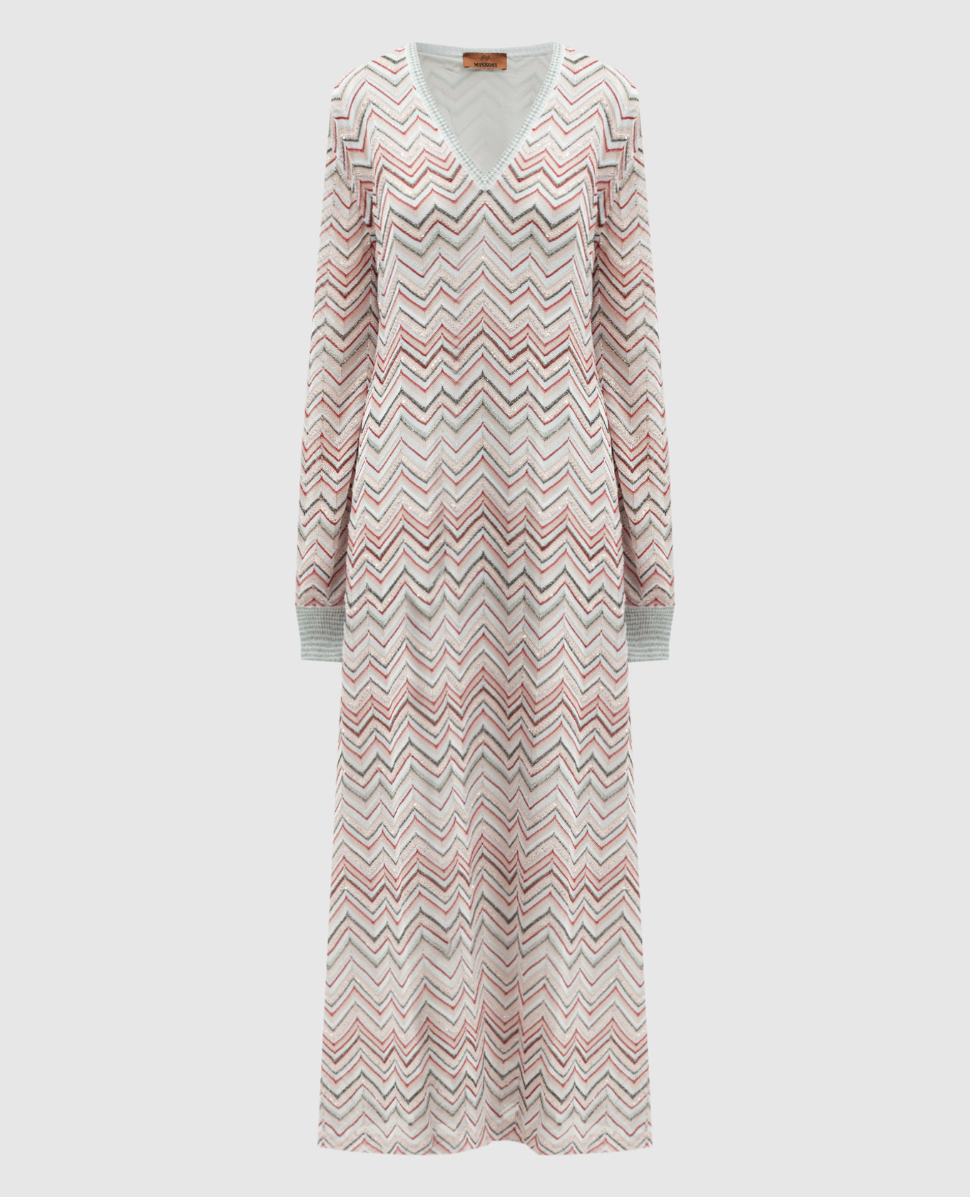 

Розовое платье макси с люрексом и пайетками, Розовый, Повседневные платья