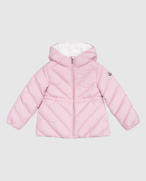 Moncler ENFANT Детская розовая пуховая куртка Sanaa J29511A0001654A81
