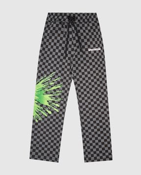 Sprayground Дитячі сірі спортивні штани Splatter Bunny SPY1258E