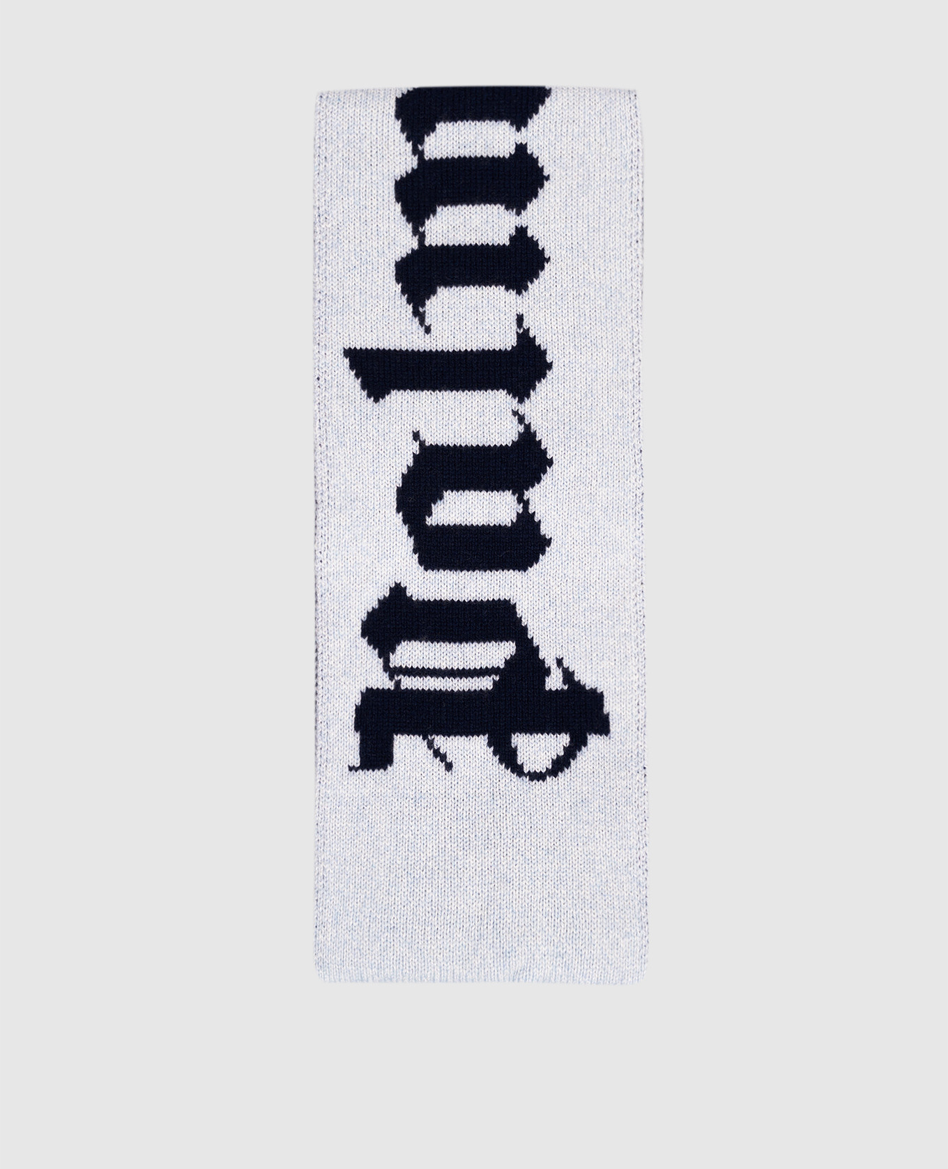 

Детский голубой шарф с шерстью и кашемиром, Шарфы