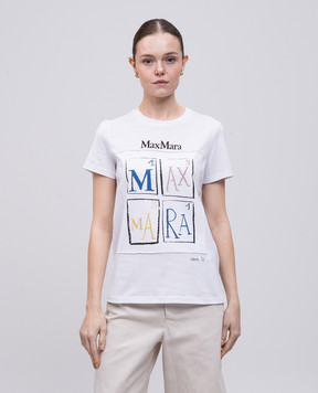Max Mara Біла футболка COLIBRI COLIBRI