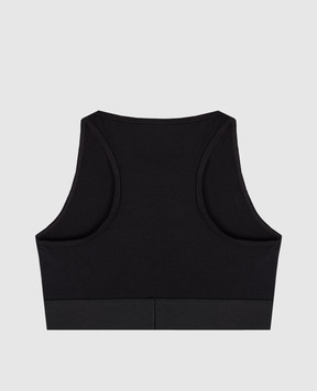 Palm Angels Черный топ с логотипом PWUE003C99FAB002