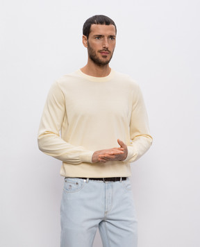 Brunello Cucinelli Оранжевый джемпер M2900100
