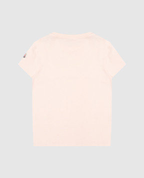 Moncler ENFANT Детская футболка с вышивкой логотипа K19548C0001689AT9810