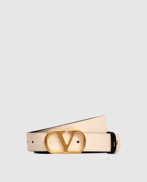 Valentino Шкіряний двосторонній ремінь VLogo Signature 7W2T0SQ3IYR