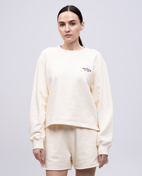 Woolrich Бежевый свитшот с вышивкой логотипа CFWWSW0154FRUT4009