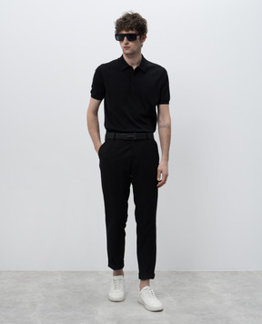 Tom Ford Чорне поло KPS004YMC024S25