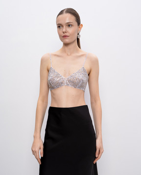 Ermanno Scervino Топ з кристалами D462L727CTEIJ