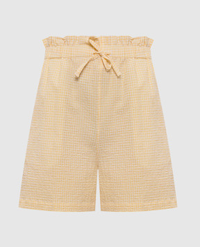 Woolrich Желтые шорты в клетку CFWWSH0051FRUT4070
