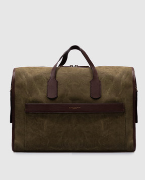 Gianni Chiarini Зеленая дорожная сумка Berlino с логотипом BSN11629COMMTDSPORTY