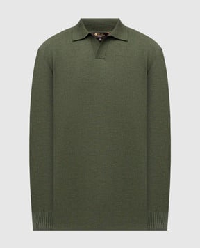 Loro Piana Зелене поло Empire з вовни FAL5279