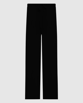 Toteme Черные брюки в тканом узоре. 252WRB1709FB0192