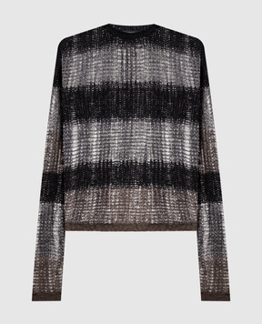 Ann Demeulemeester Чорний светр Poliet з вовною альпаки B0013452KN077