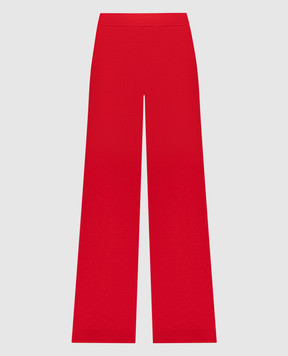 Allude Красные брюки из шерсти 24264017
