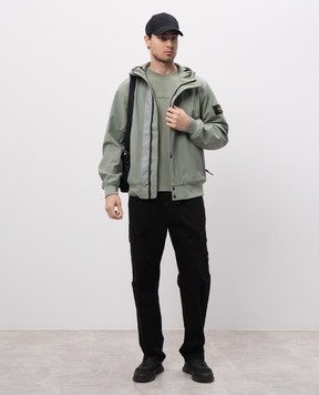 Stone Island Чорні карго з патчем K1S153100339S0012
