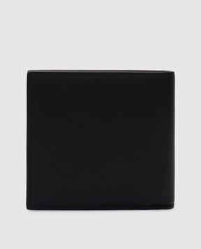 Alexander McQueen Чорне шкіряне портмоне з логотипом 8361471AAU6