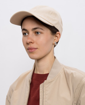 Woolrich Бежевая кепка с вышивкой логотипа CFWOAC0333MRUT3745