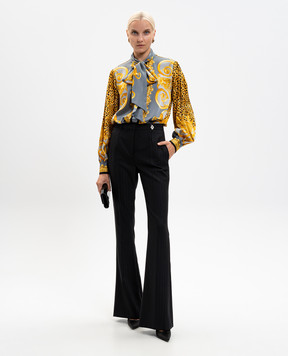 Versace Блуза із шовку Foulard Lavallière 10216371A16262