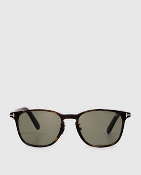 Tom Ford Коричневі сонцезахисні окуляри з логотипом FT1048D