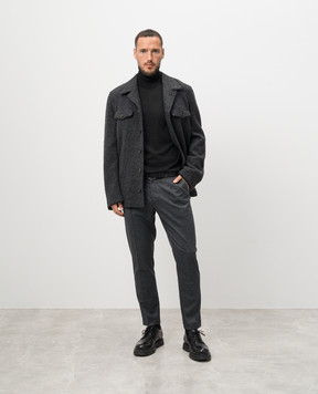 Dolce&Gabbana Черный гольф из кашемира и шелка GXW05TJFMEH