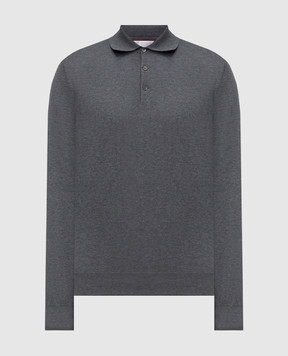 Brunello Cucinelli Серое поло M29800135