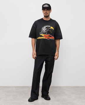 AMIRI Чорна футболка EAGLE AMJYTE1209