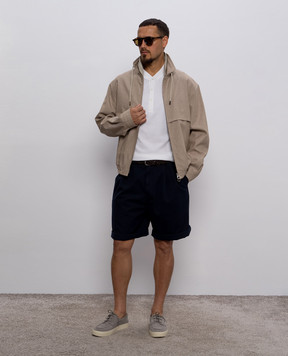 Brunello Cucinelli Сіні шлорти MP52DG0620