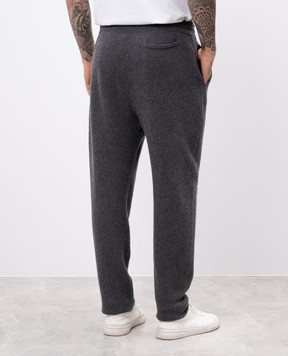 Cashmere&Whiskey Серые спортивные брюки из кашемира MU864F1307341PF