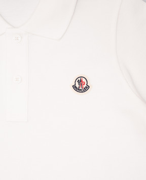 Moncler ENFANT Детское белое поло с логотипом K19548A0001089ALK46