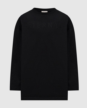 Fear of God Черный лонгслив с вышивкой FGE2505111HWJm