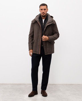 Cashmere&Whiskey Сині штани з вовни і кашеміру 02670R0497