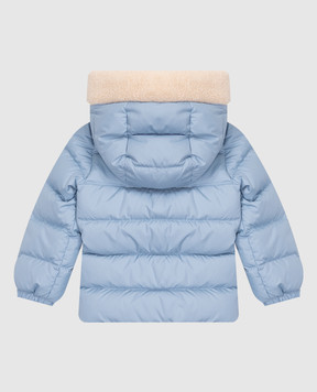 Moncler ENFANT Дитячий блакитний пуховик Kesimur K29511A00021597YW