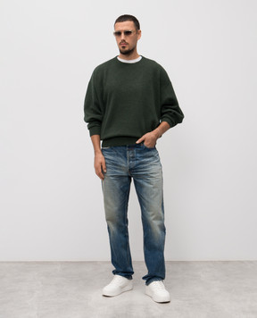 Fear of God Светр кольору хакі з вовни FG25FW20201LAW