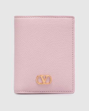 Valentino Розовый кожаный портмоне с логотипом 6W2P0AJ5SNP