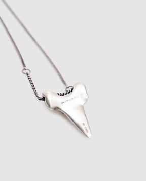 Ann Demeulemeester Серебряная цепочка Dima с подвеской в виде акульего зуба 2402UJP14JW020