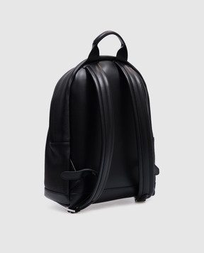 Tom Ford Черный кожаный рюкзак с логотипом H0397LCL213S