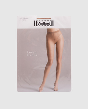 Wolford Бежеві колготи Luxe 9 Den 17055