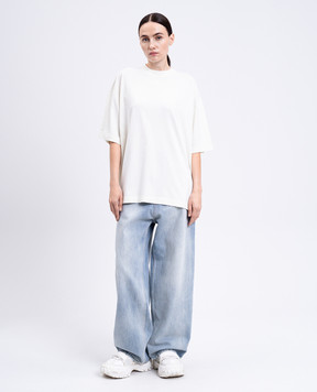 Vetements Зелена футболка з вишивкою логотипа UH76TR100I