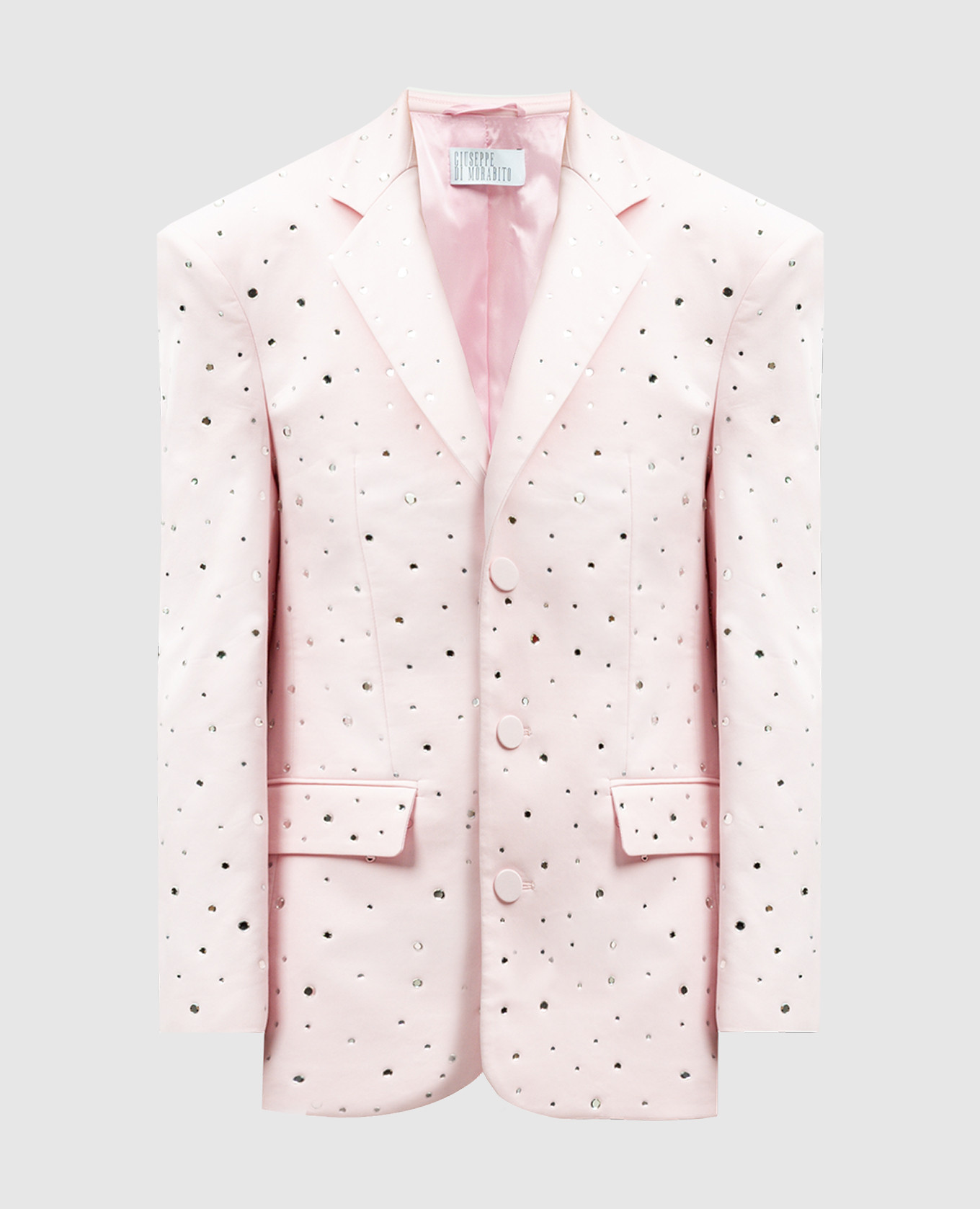 

Розовый жакет с кристаллами, Жакеты