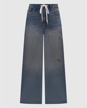 Maison Margiela MM6 Синие джинсы с логотип патч S52LA0246M30017