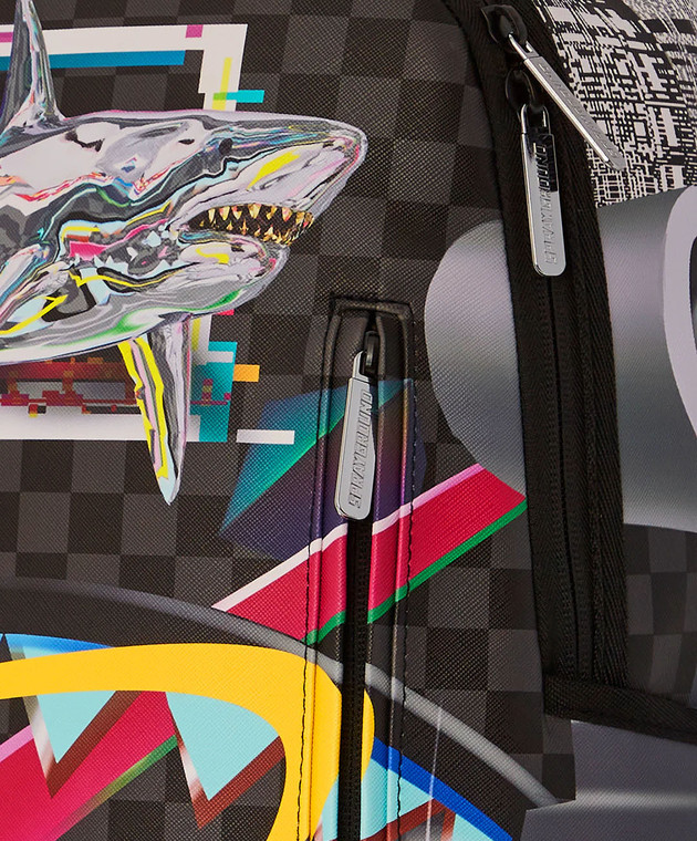 Sprayground - Детский черный рюкзак MIND TRIP SHARK DOSE