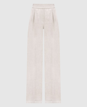 Brunello Cucinelli Білі штани з льону MM633P8843